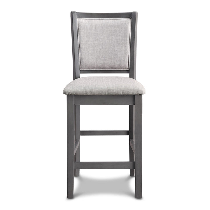 Amy 5 Pc 42" Round Counter Dining Set-Gray