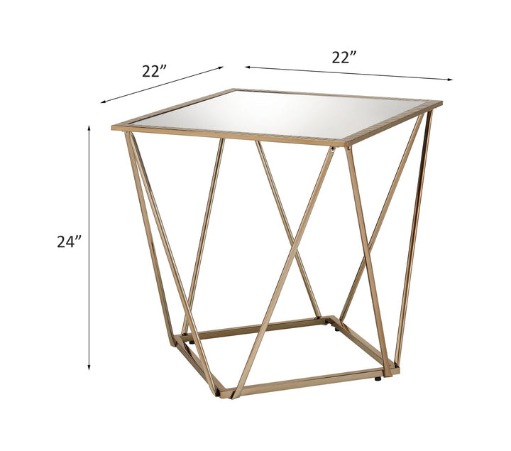 Fogya End Table – line drawing