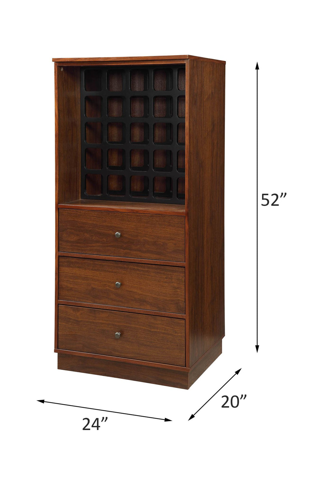 Wiesta Wine Cabinet – line drawing