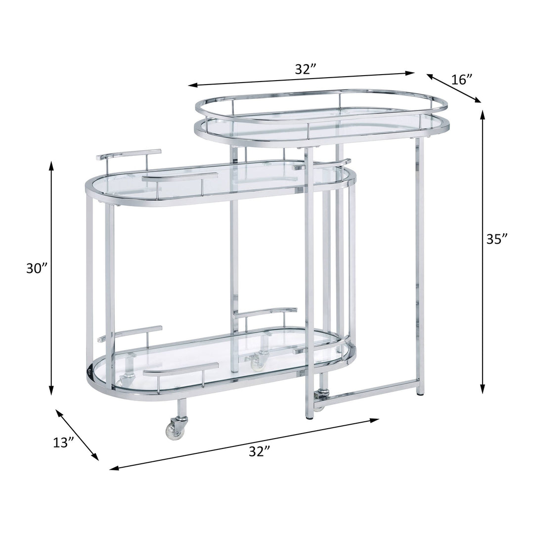 Piffo Serving Cart Set – line drawing