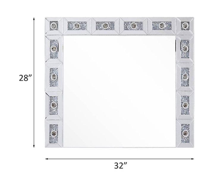 Noralie Accent Mirror – line drawing