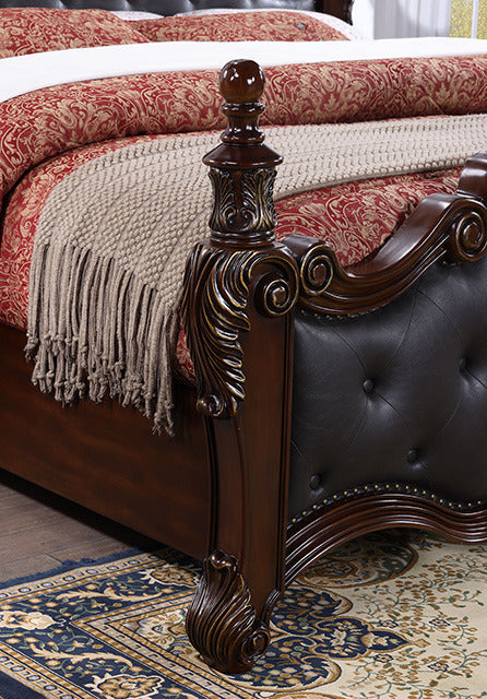 Cremona Bed, Dark Cherry - view 6