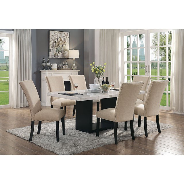 Kian Side Chair, Beige - view 2