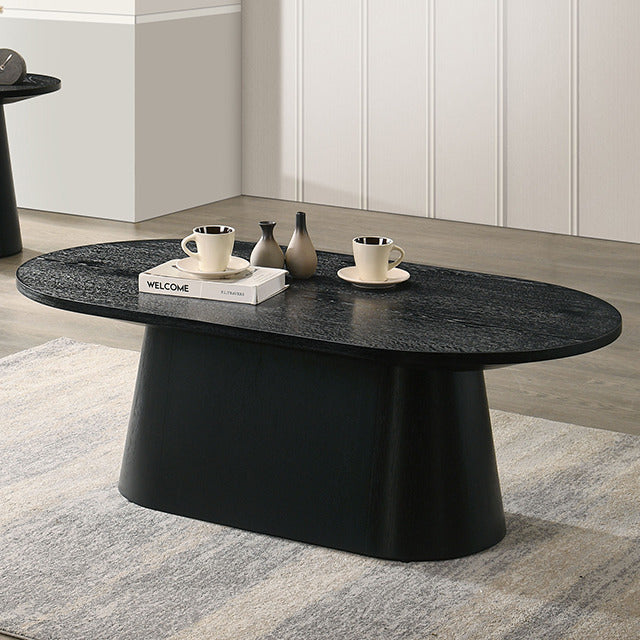 Halewood Oval Cocktail Table, Black - view 7