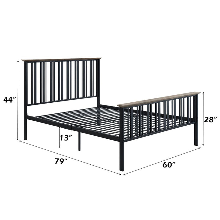 Zudora Full Bed – dimensions diagram