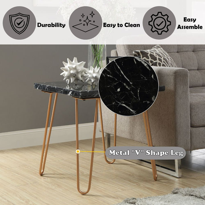 Telestis End Table – features callout