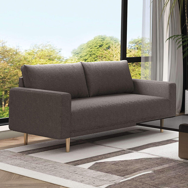 Elverum Loveseat, Charcoal Gray