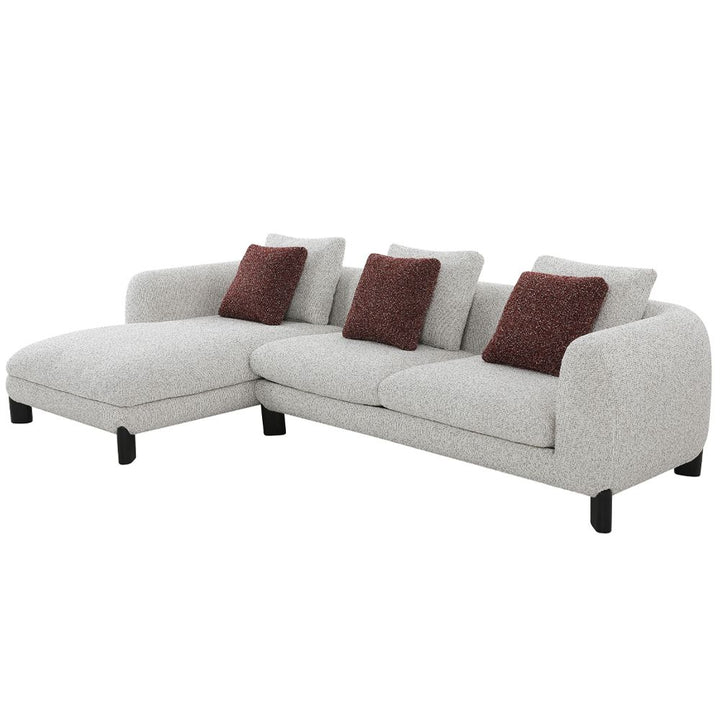 Mardi Sectional Sofa with 6 Pillows