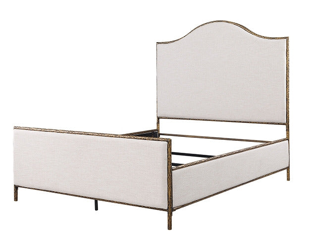 Vilna Bed, Matte Gold
