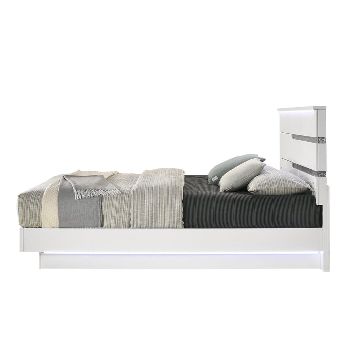 Paradox 6/6-6/0 Ek/wk Platform Bed Footboard-White