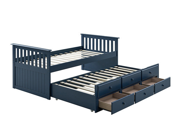 Clemens Captain Bed, Midnight Blue - view 2