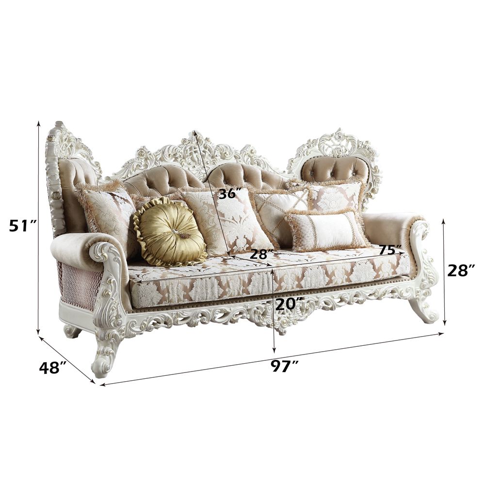 Vanaheim Sofa with 7 Pillows