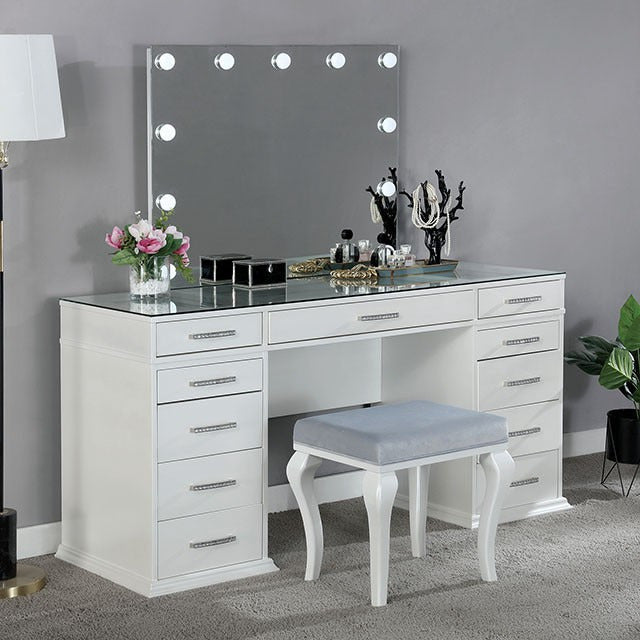 Valentina Vanity Set, Luminous White