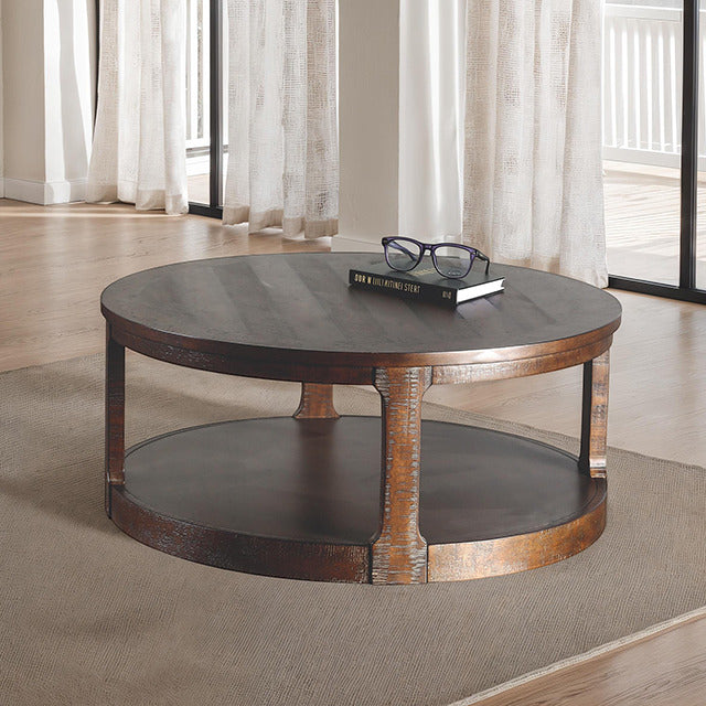 Hickory Coffee Table, Distressed Espresso - view 5