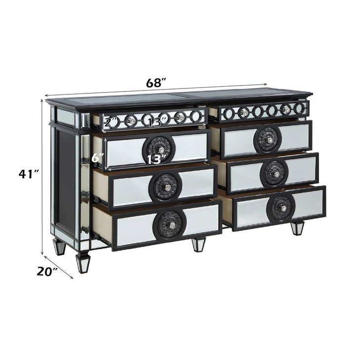 Varian II Dresser – dimensions diagram