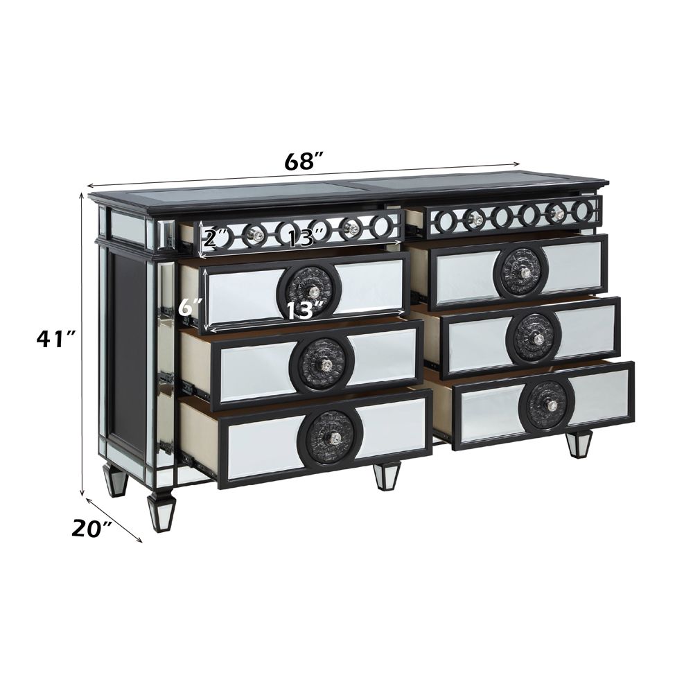 Varian II Dresser – dimensions diagram