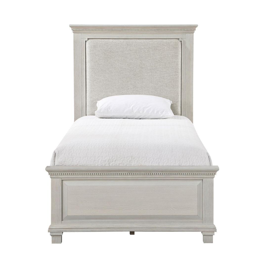 Silver Sands 3/3 T Panel Headboard-Gray