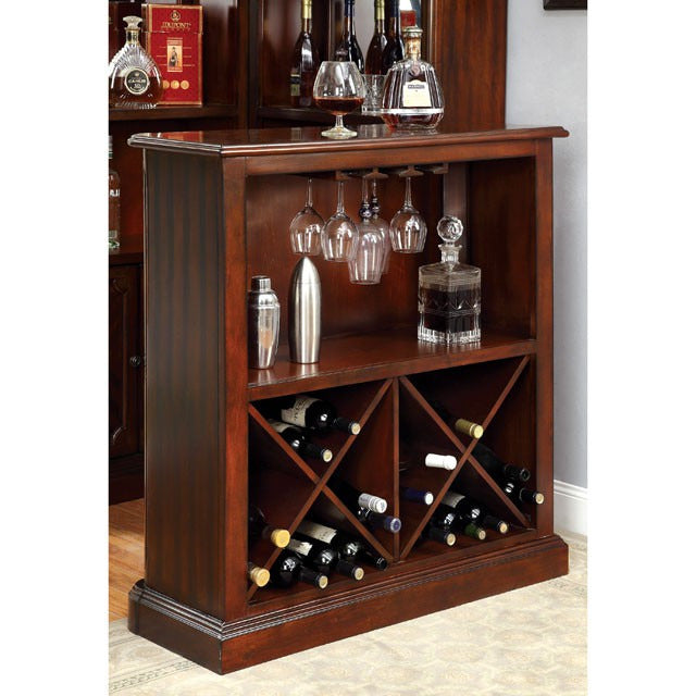 Voltaire Standing Bar Table, Dark Cherry - view 2