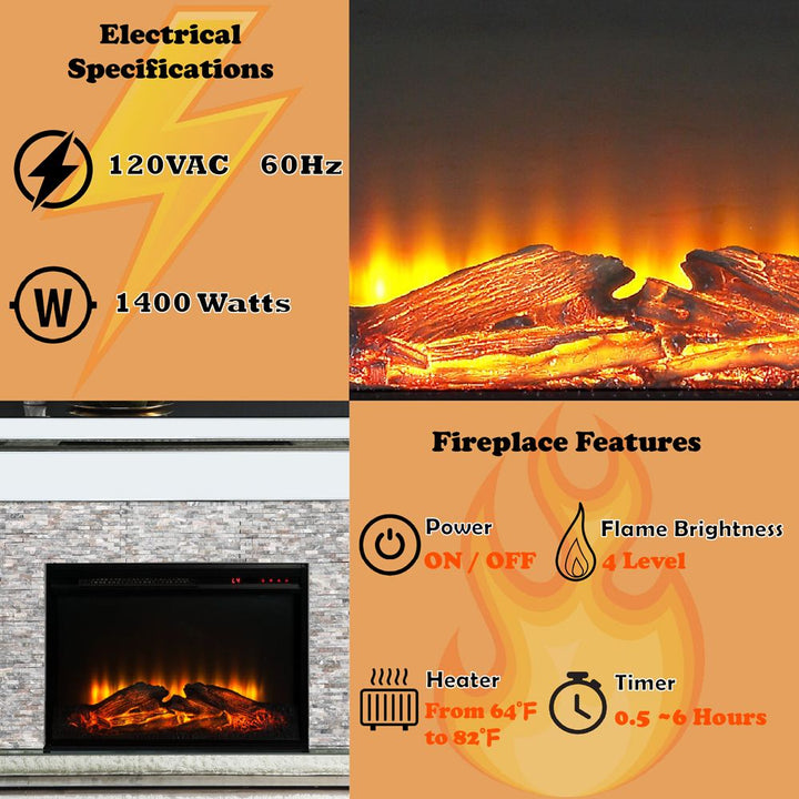 Laksha Fireplace – features callout