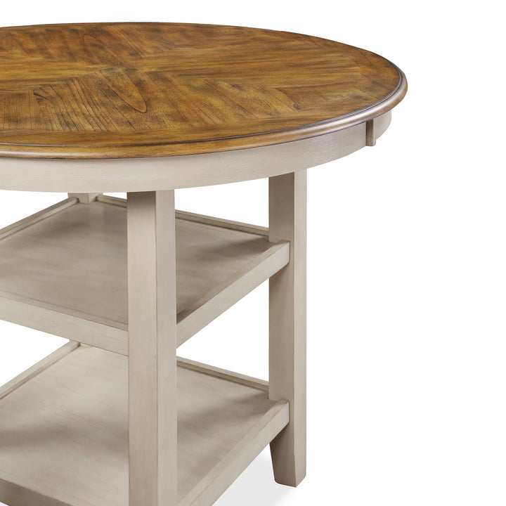 Mitchell 5 Pc Counter Set-Two Tone Bisque/brown