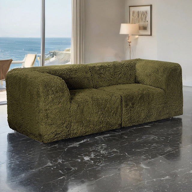 Nappi Loveseat, Olive Green - view 2