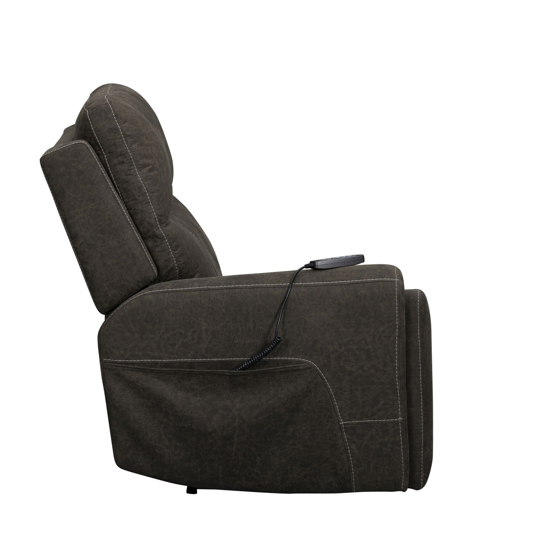 Gaia Laf Recliner W/pwr Hr,fr, Massage, Heat-Sable
