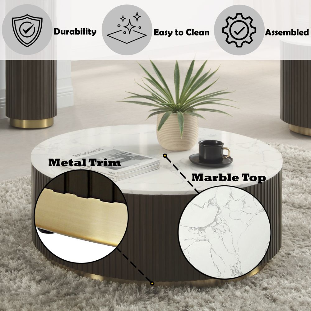 Clayten Coffee Table – features callout