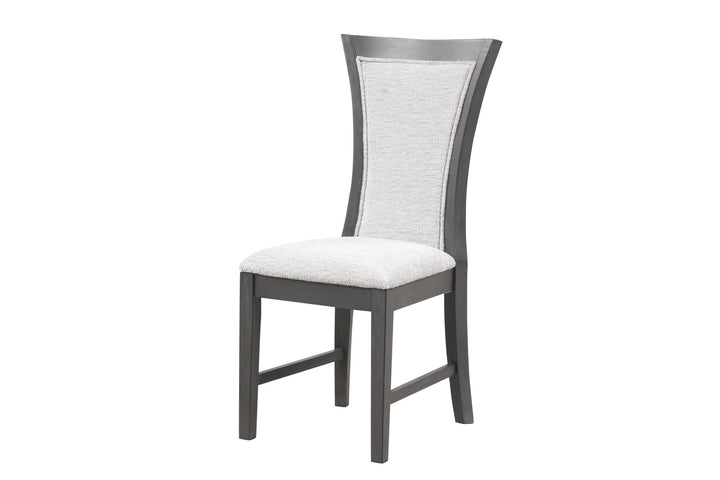 Flair  60" Dining Table &amp; 4 Chairs (5 Pc Set)-Gray