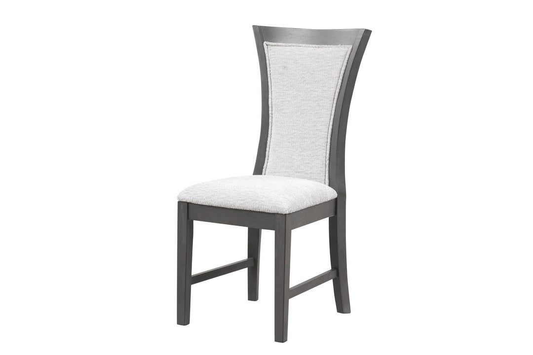 Flair  60" Dining Table & 4 Chairs (5 Pc Set)-Gray