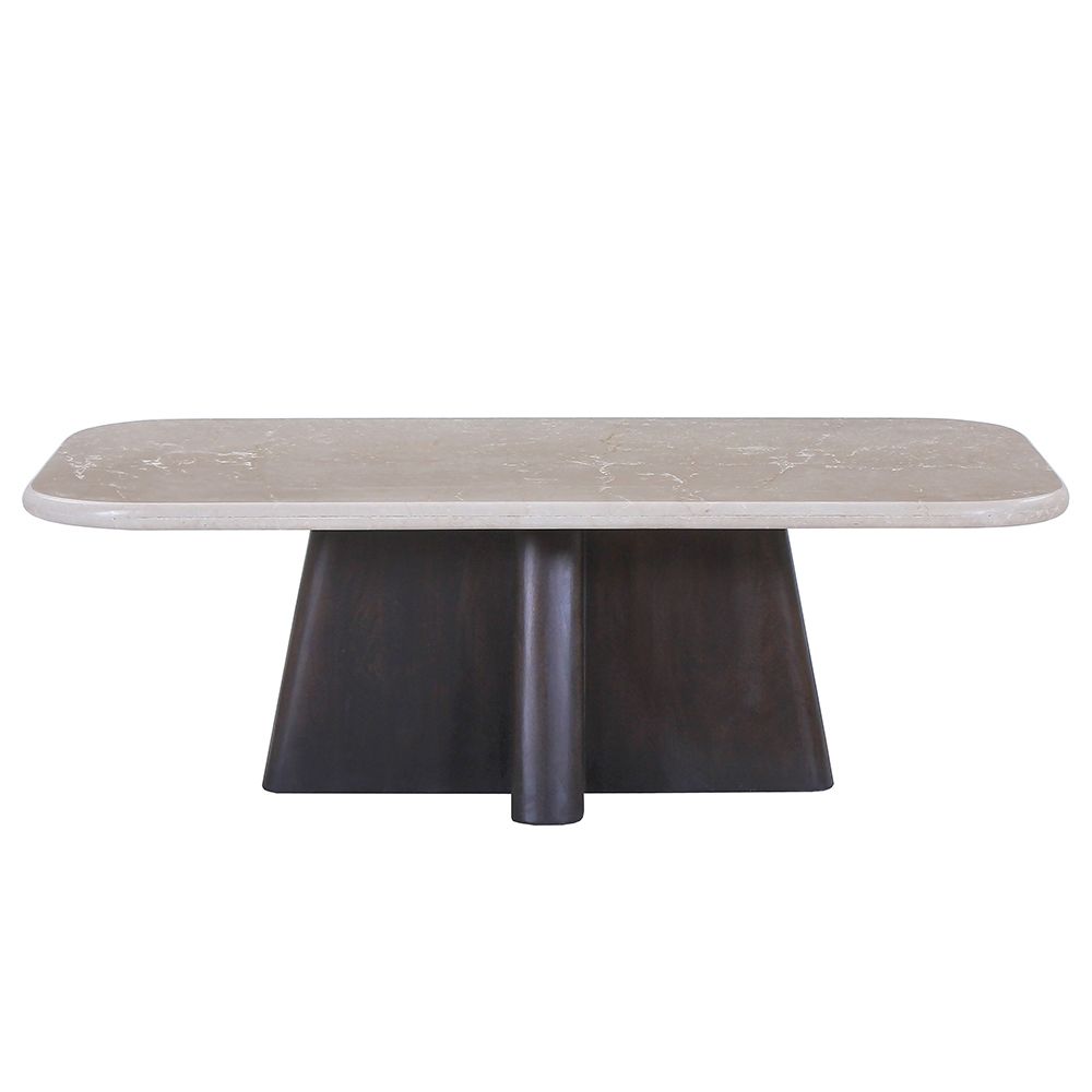 Jacory Coffee Table w/Bottocino Marble Top – view 3