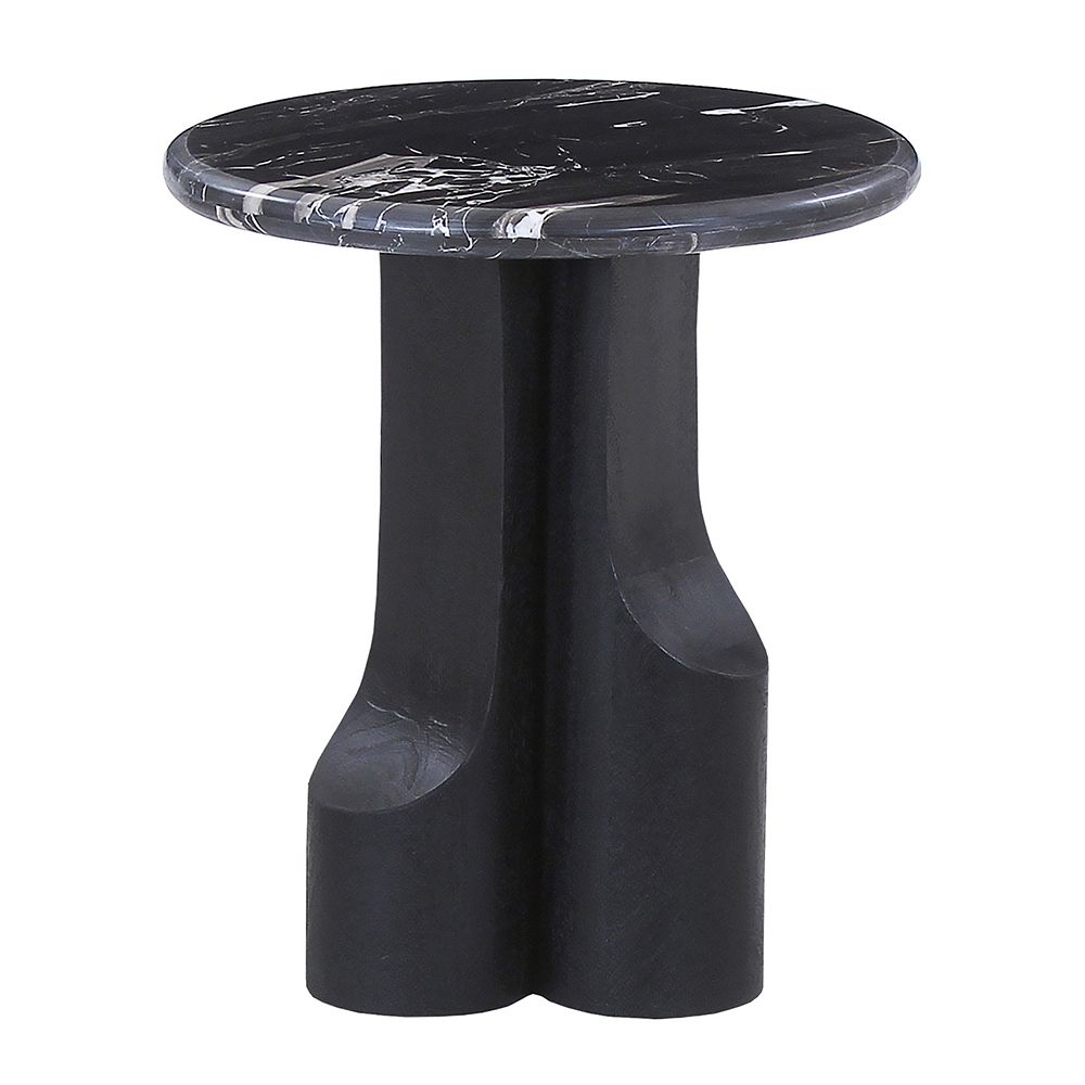 Kinton End Table with Natural Marble Top