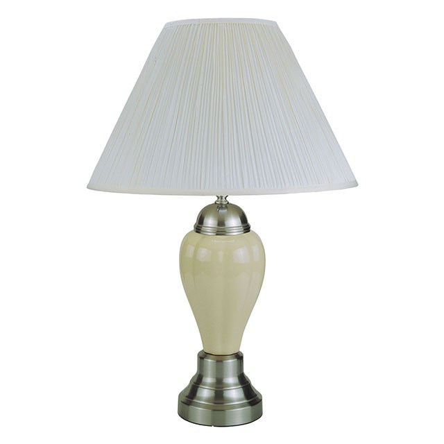 Niki Table Lamp, Ivory