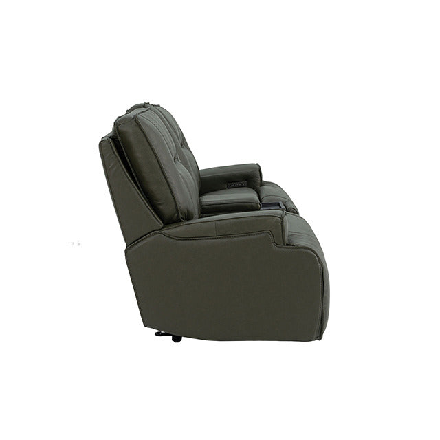 Dallas Oversized Power Loveseat, Dark Olive Green - view 5