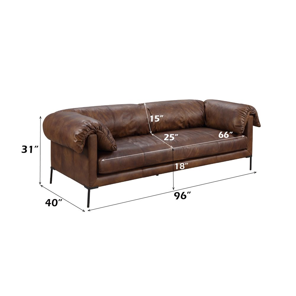Jaron Sofa – dimensions diagram