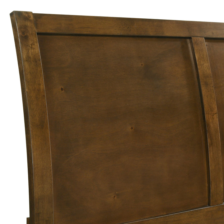 Ballard 5/0 Q Headboard, Footboard &amp; Slat Kit-Walnut