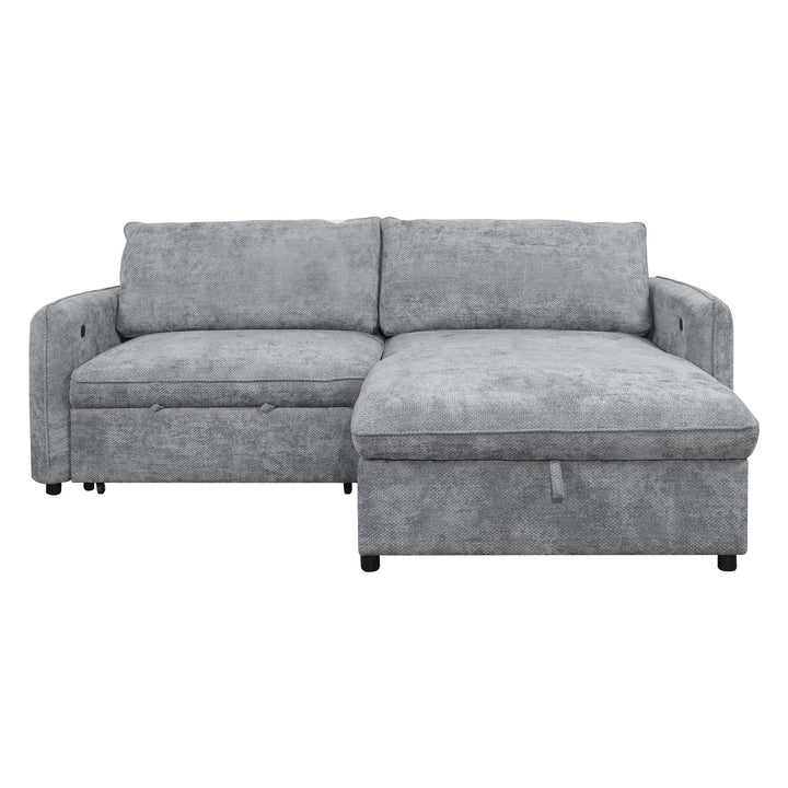 Finn Loveseat W/pop Up Sleeper-Gray