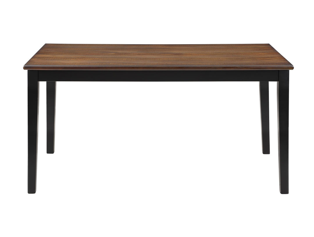 Potomac  60" Rectangle Dining Table & 4 Chairs-Brown/black