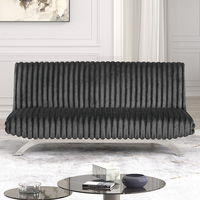 Villeneuve Futon Sofa Bed, Charcoal - view 3