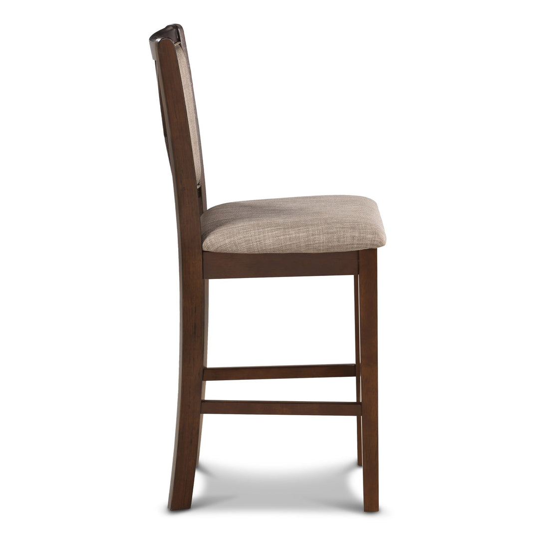 Amy Counter Chair (2/ctn)-Cherry