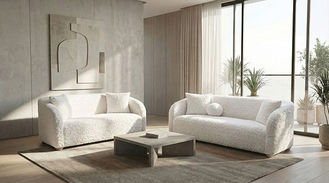 Orevis Sofa + Loveseat, White - view 6
