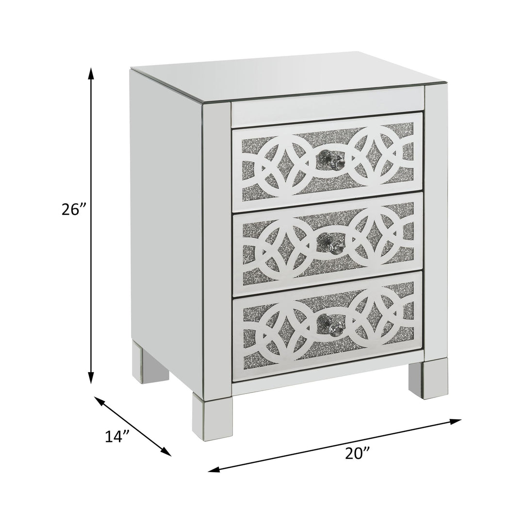 Noralie Accent Table – line drawing