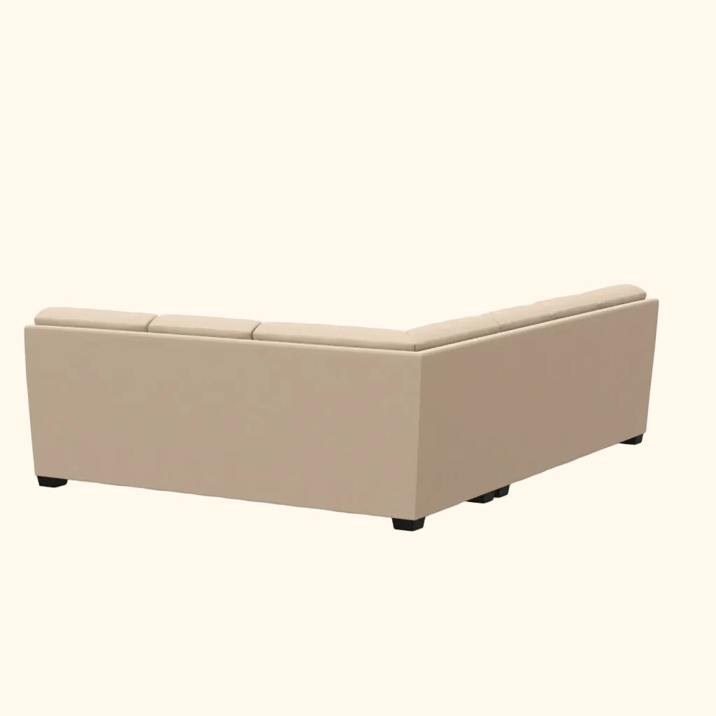 American Leather Carson Upholstered Track Arm Sectional Sofa