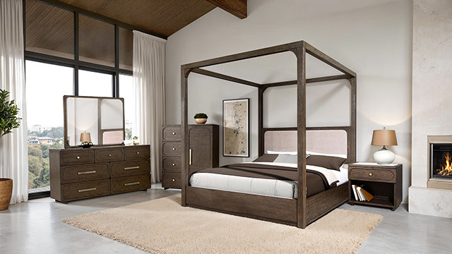 Vellara Bed, Dark Walnut - view 2