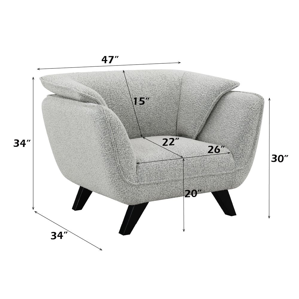 Nayeli Chair – dimensions diagram