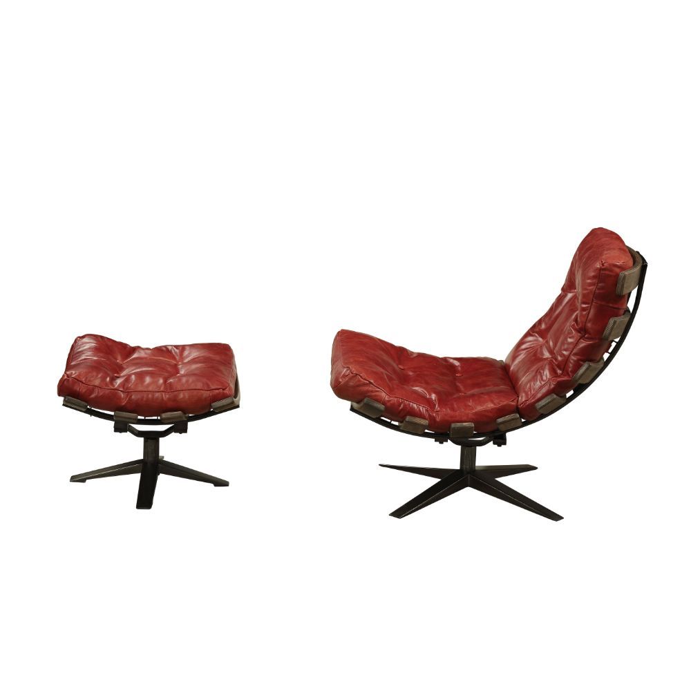 Gandy Chair & Ottoman – view 3