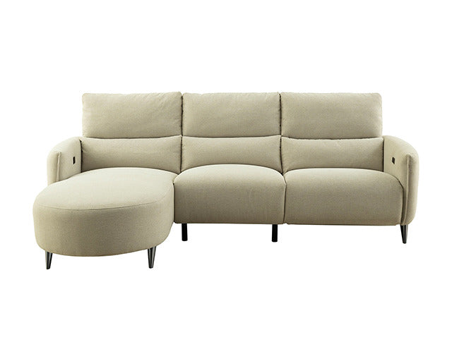 Galten Power Sectional, Latte