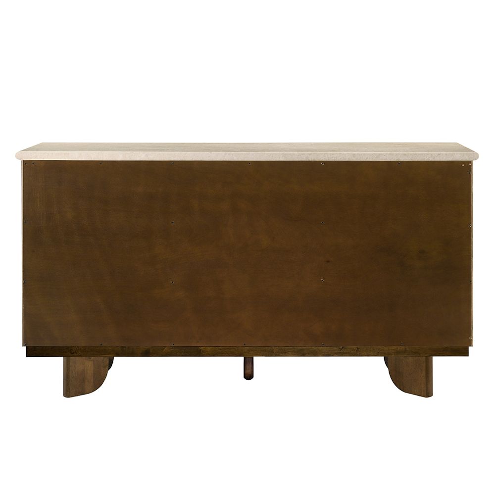 Kasha Server with Natural Marble Top