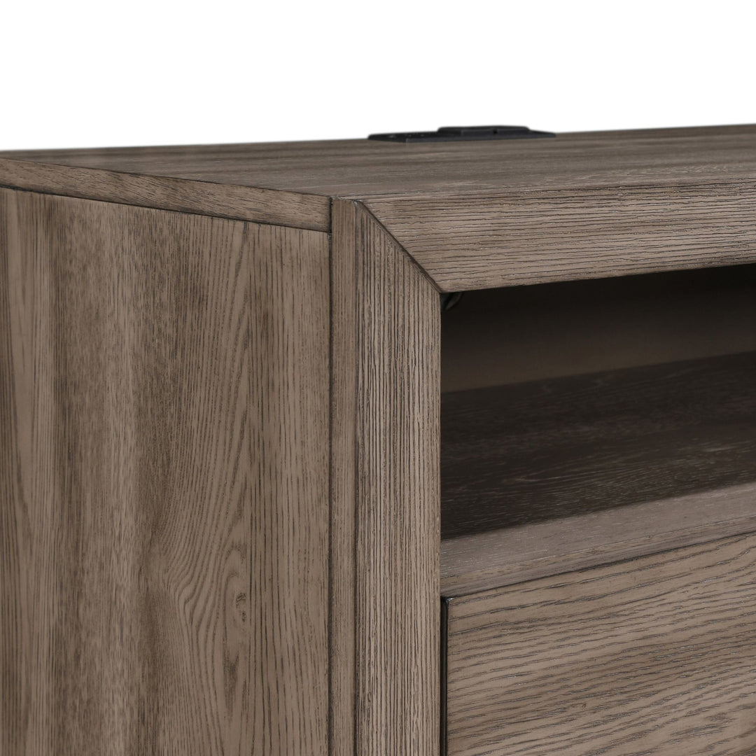 Harrisburg 2 Drawer Nightstand-Walnut