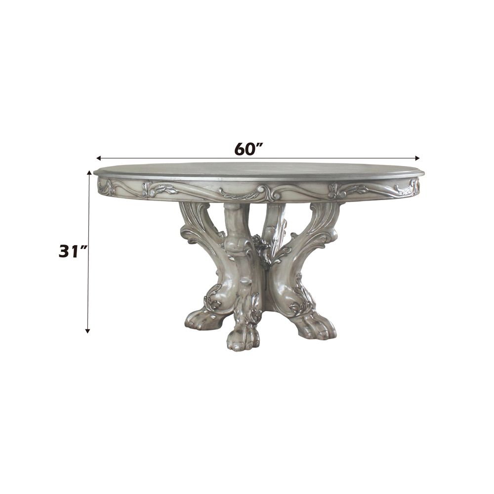 Dresden Round Pedestal Dining Table – dimensions diagram