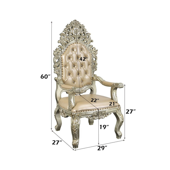 Sorina Arm Chair (Set-2) – dimensions diagram